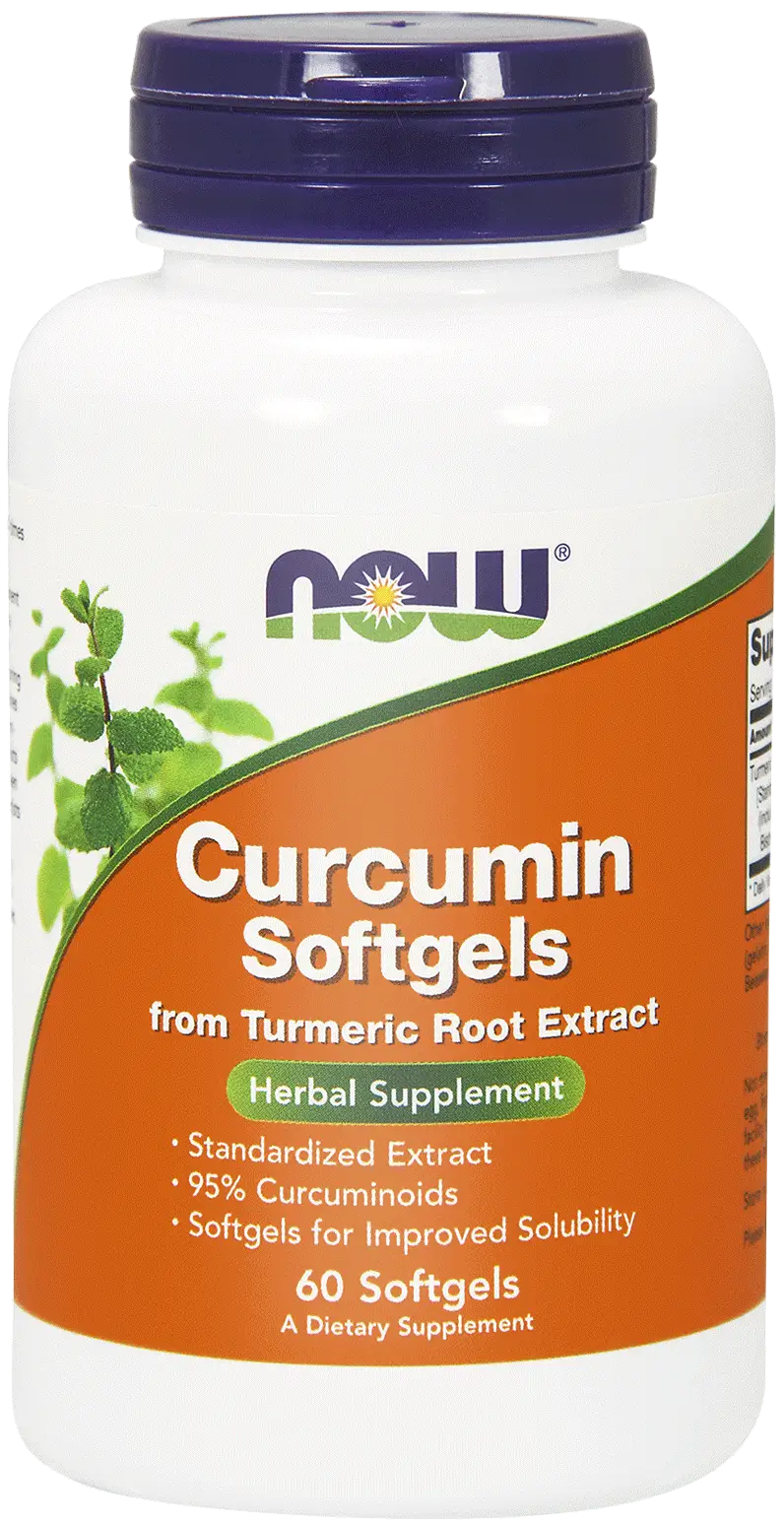 Zdjęcia - Pozostałe suplementy sportowe Now Foods Curcumin - 60 Softgels 