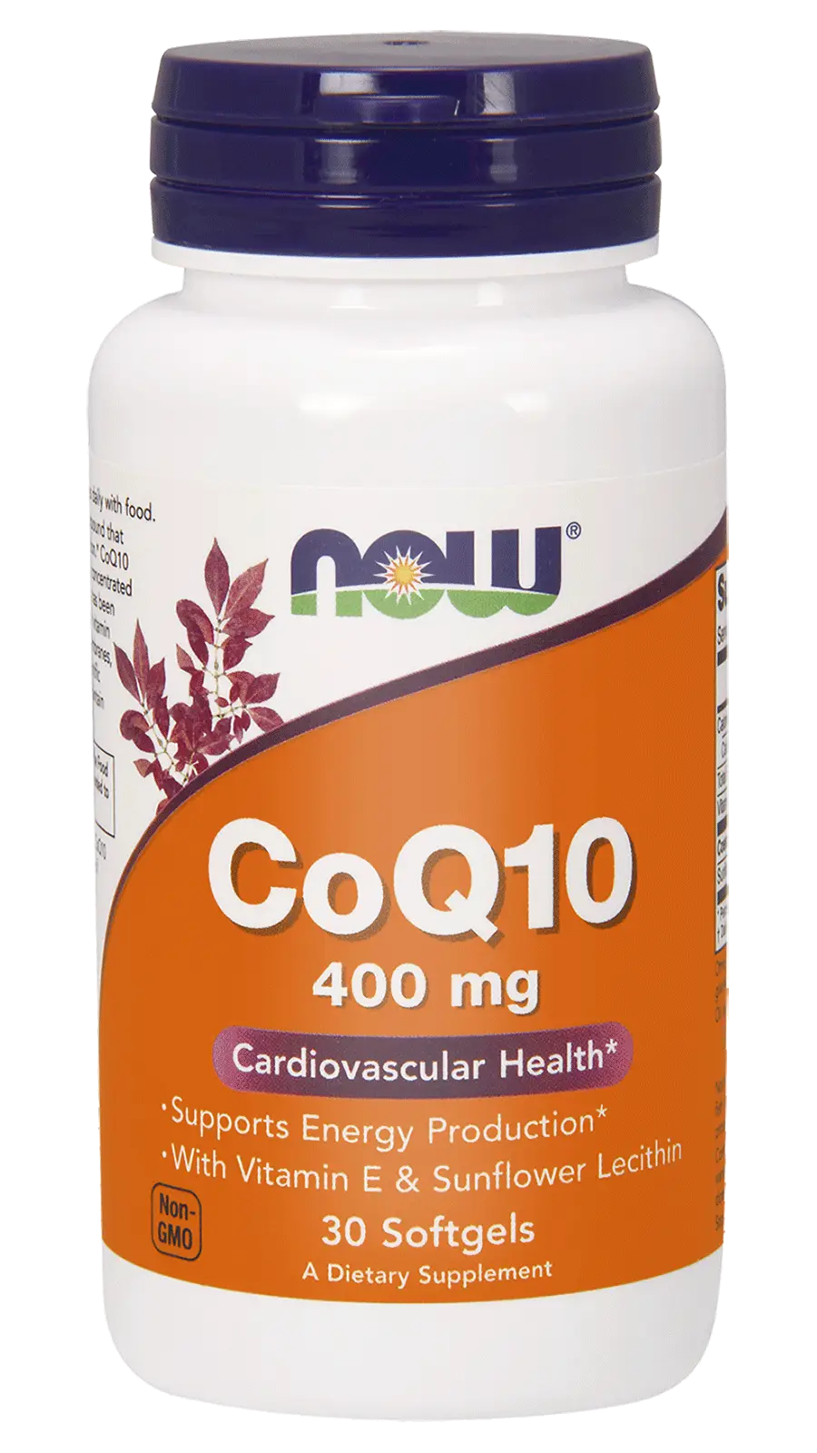 Фото - Вітаміни й мінерали Now Foods - Koenzym Coq10 400mg- 30 Kapsułek 