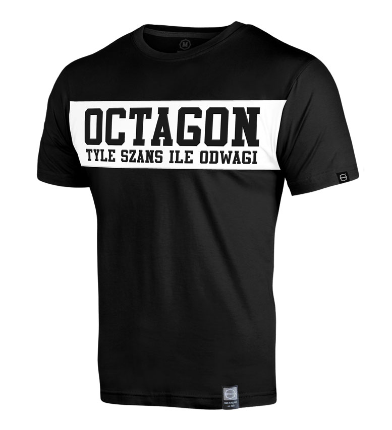 Фото - Одяг для єдиноборств Octagon T-Shirt Koszulka Tyle Szans Ile Odwagi FURIOZA Black